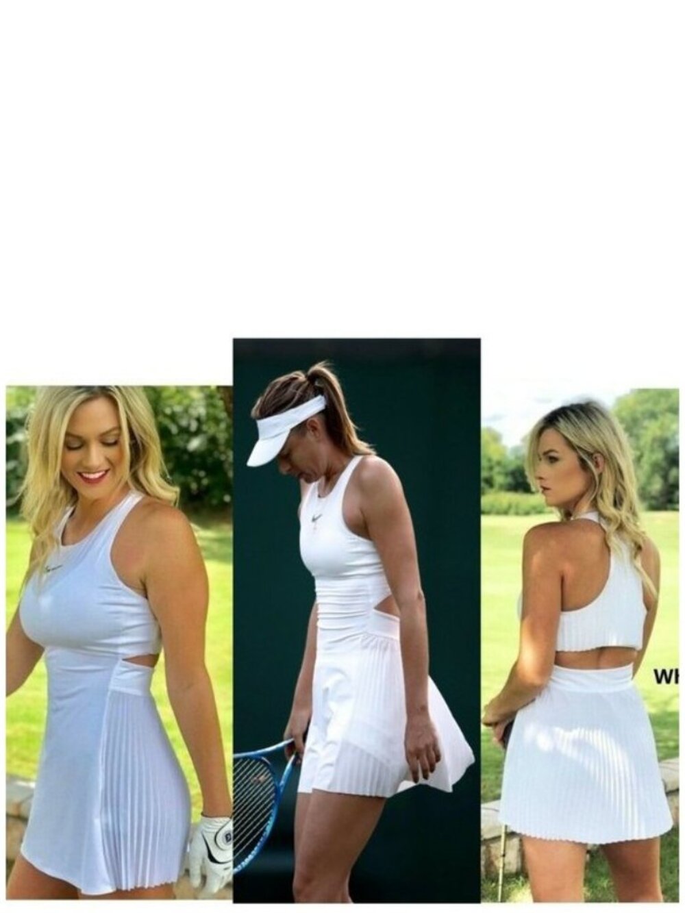 Nwt Nike Maria Sharapova RARE FLIRTY Pleated Tennis Dress L Large